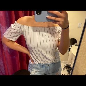 Off the shoulder top